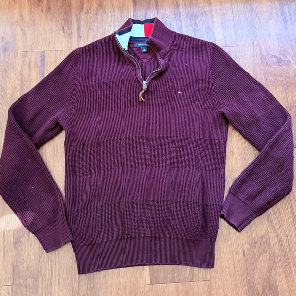 Tommy 3/4 Zip Pullover Size S (unisex) - Picture 5 of 6